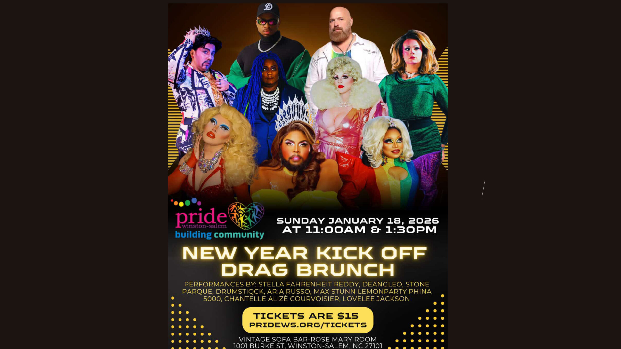 New Year Drag Brunch Kick Off